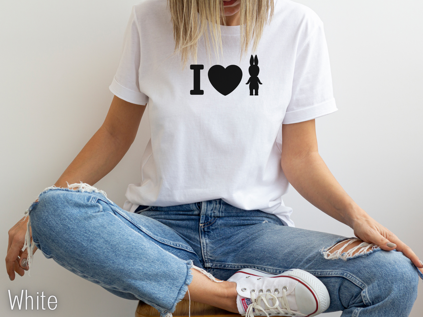 I Love Sonny Angel White T-shirt