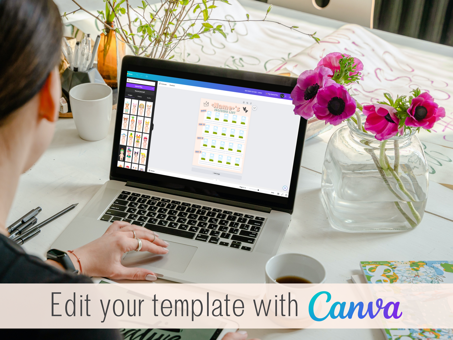 ISO List Template - Pink