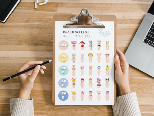 ISO List Template - Rainbow