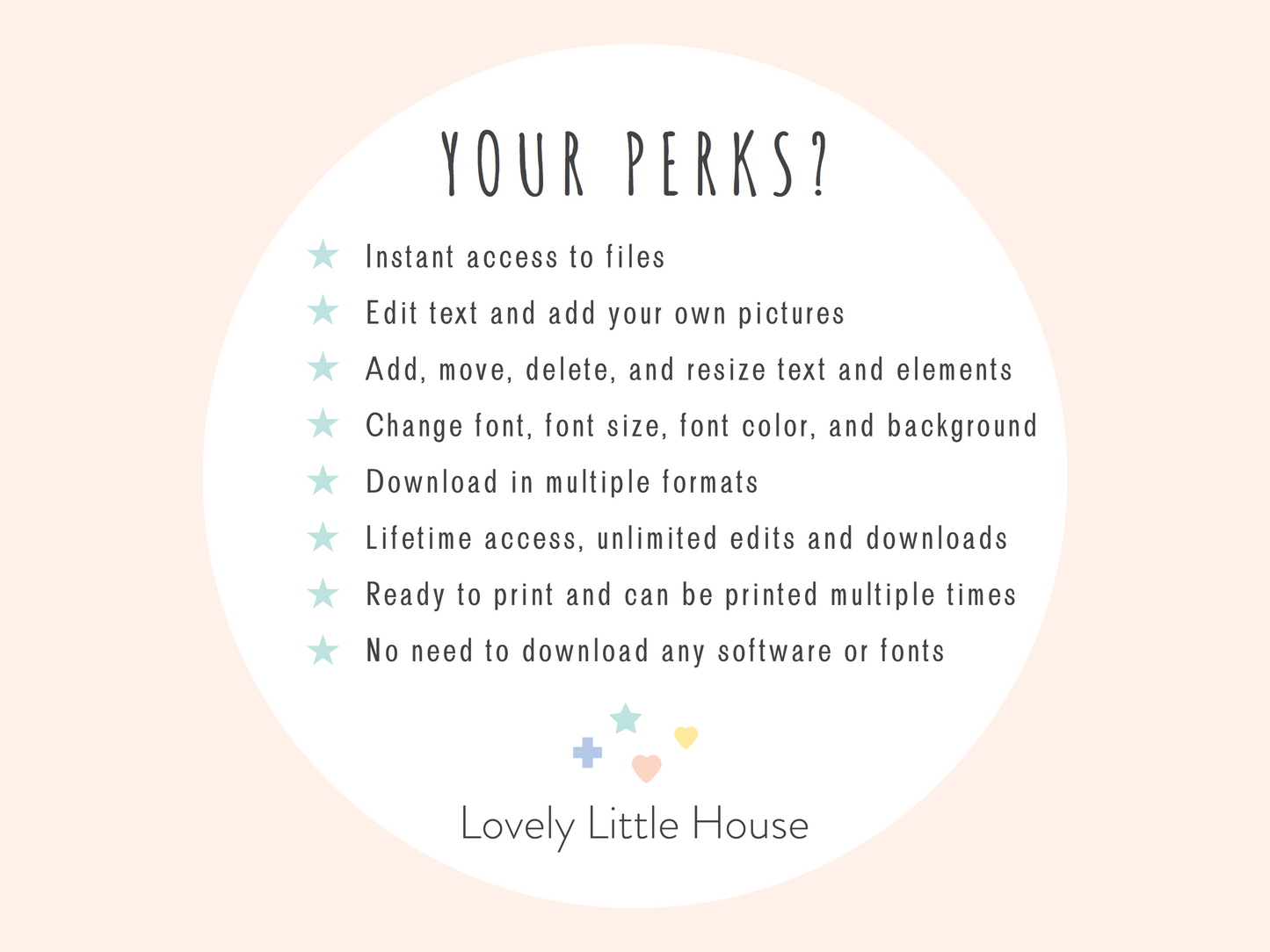 ISO List Template - White