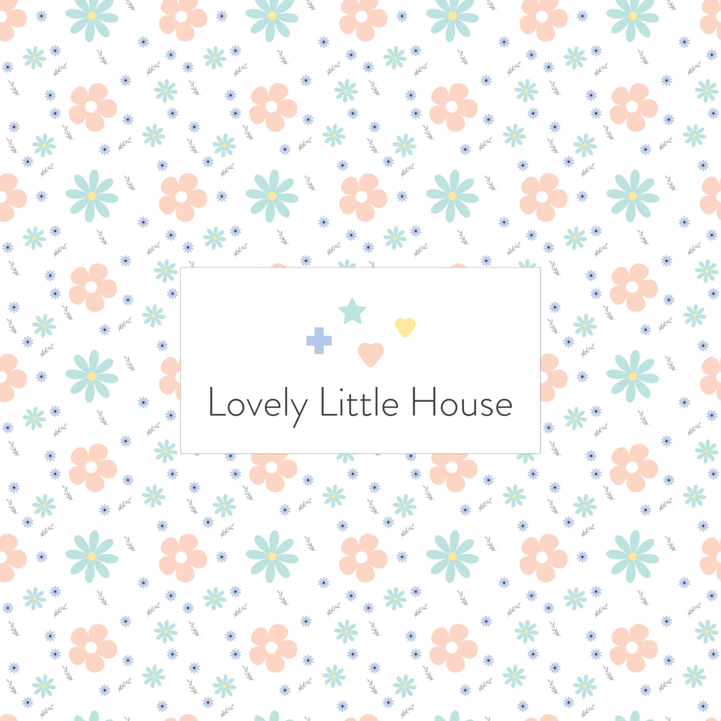 Flowers in pastel colors