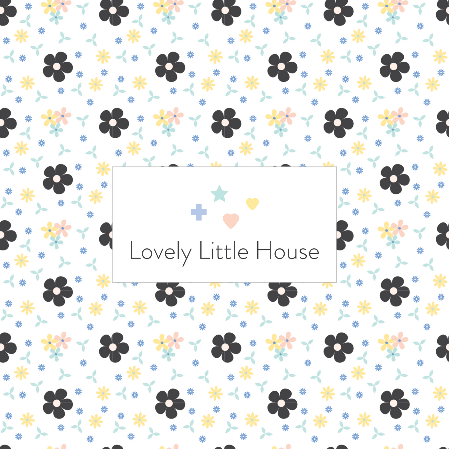 black and pastel colors