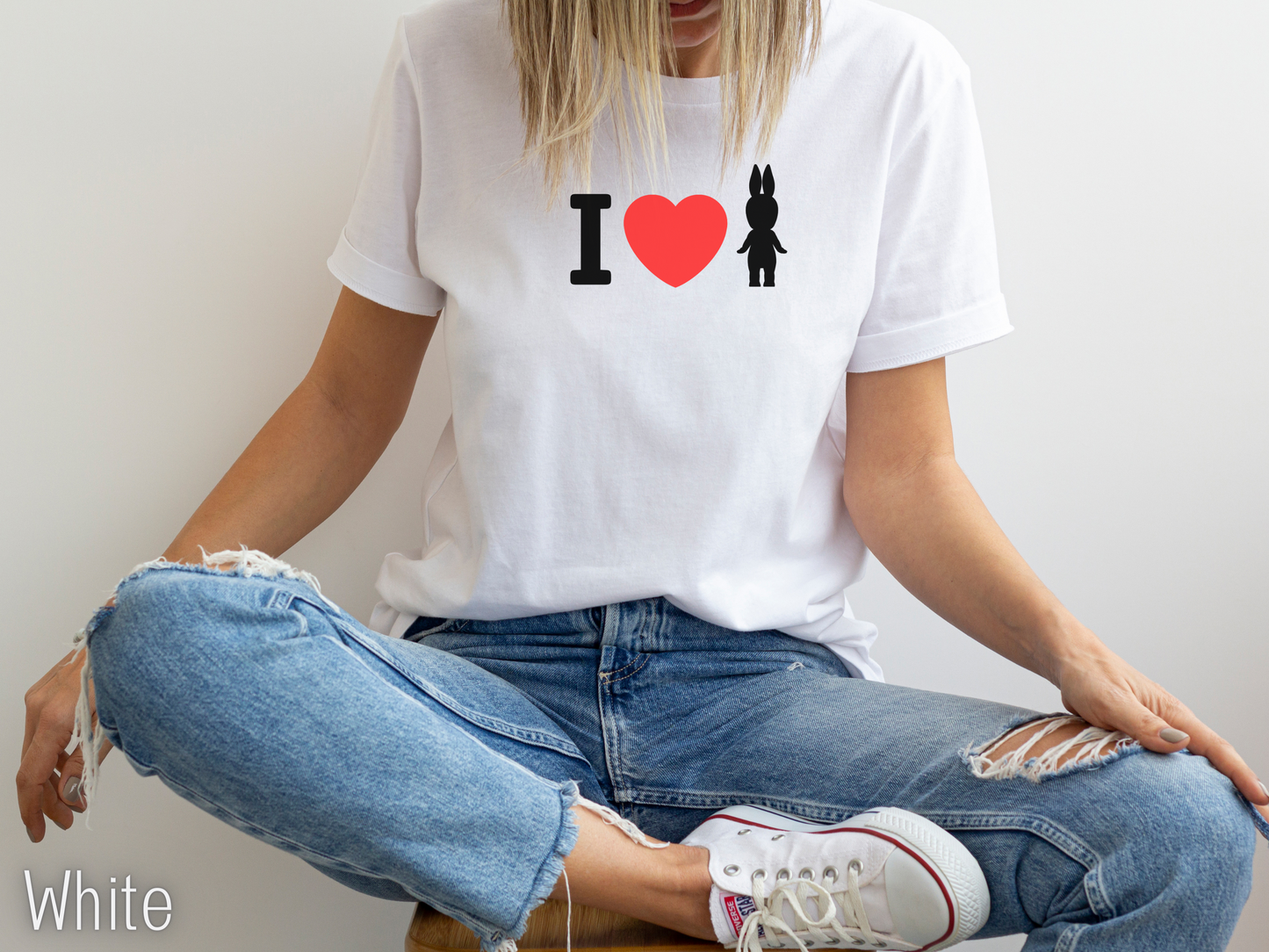 I Love Sonny Angel White T-shirt