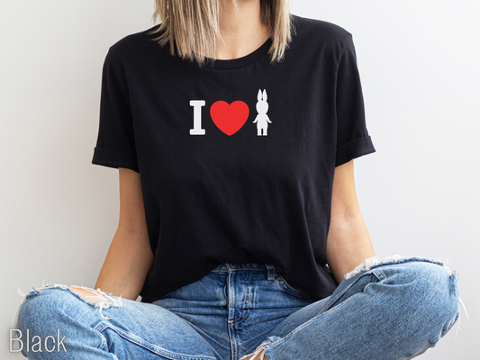 I Love Sonny Angel Black T-shirt