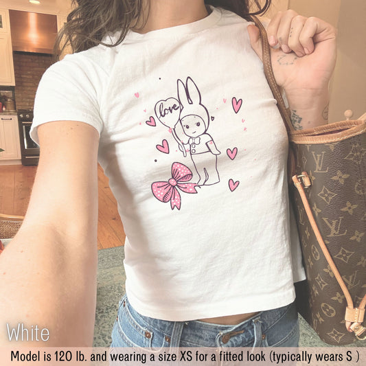 Pink Bow - Sonny Angel Baby Tee
