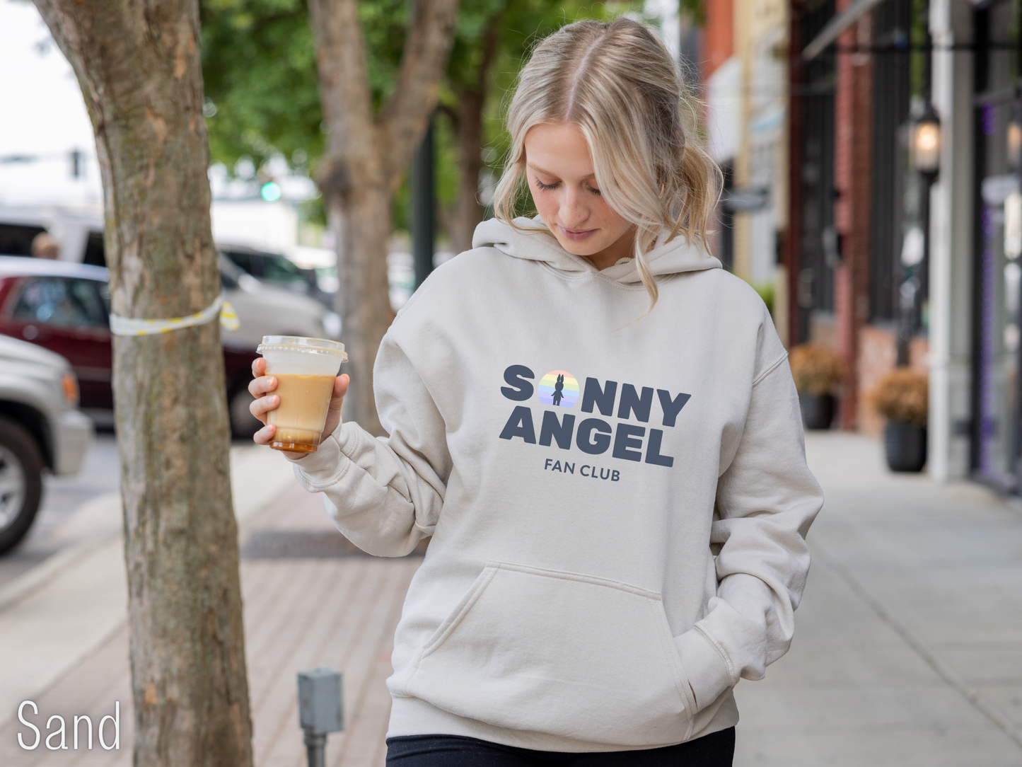 Sonny Angel Fan Club sand Hoodie - front print