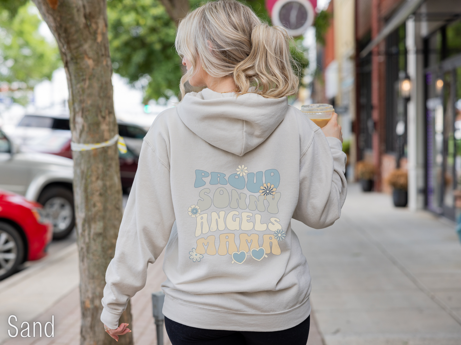 Proud Sonny Angel Mama sand Hoodie - back print