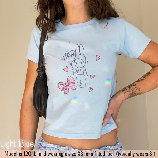 Pink Bow - Sonny Angel Baby Tee