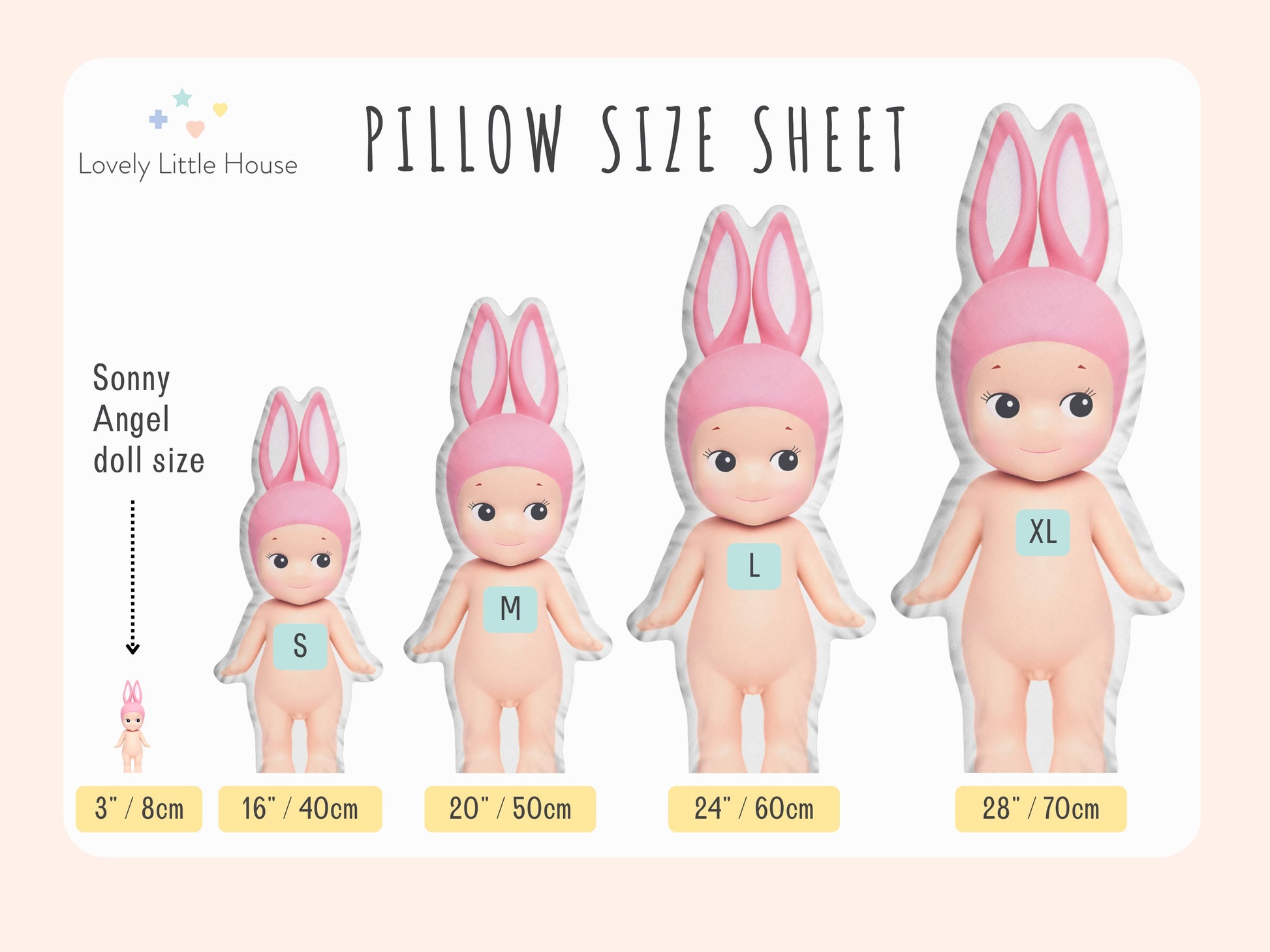 Rabbit Sonny Angel pillow.