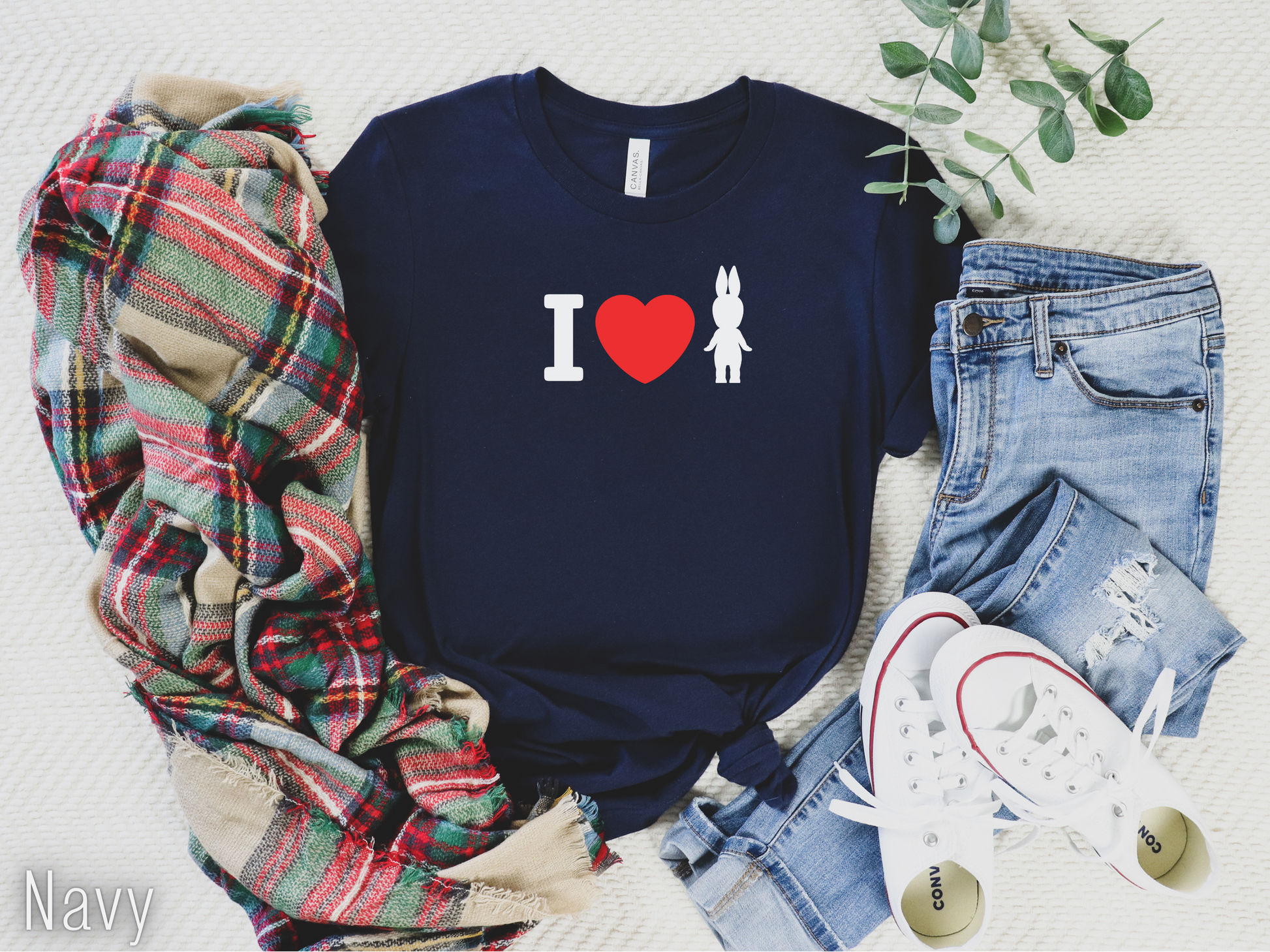 I Love Sonny Angel navy T-shirt