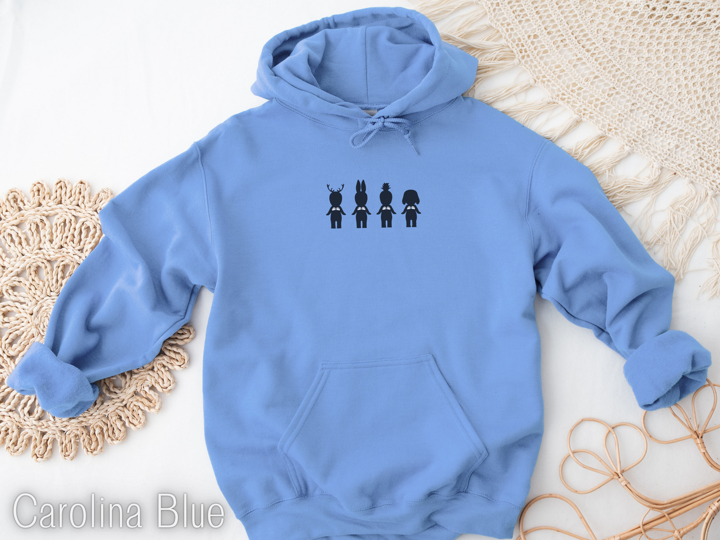 Sonny Angel Squad carolina blue Hoodie - front print