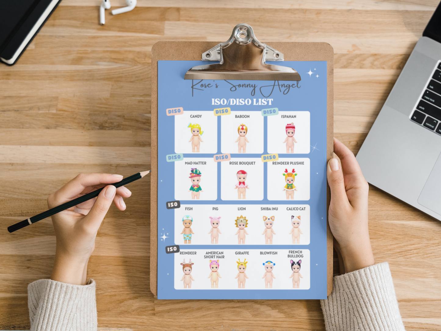 ISO List Template - Blue