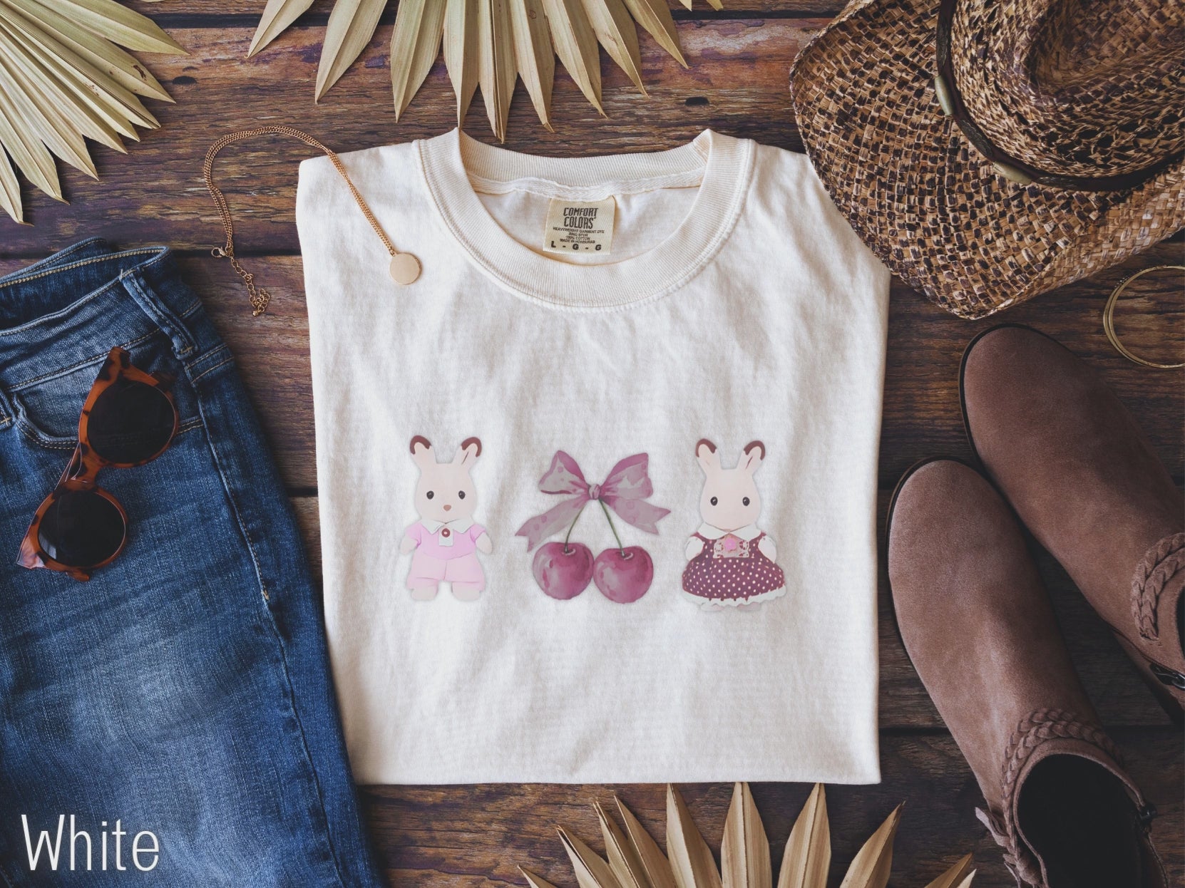 all Bunnies and Cherries T-Shirt colors.