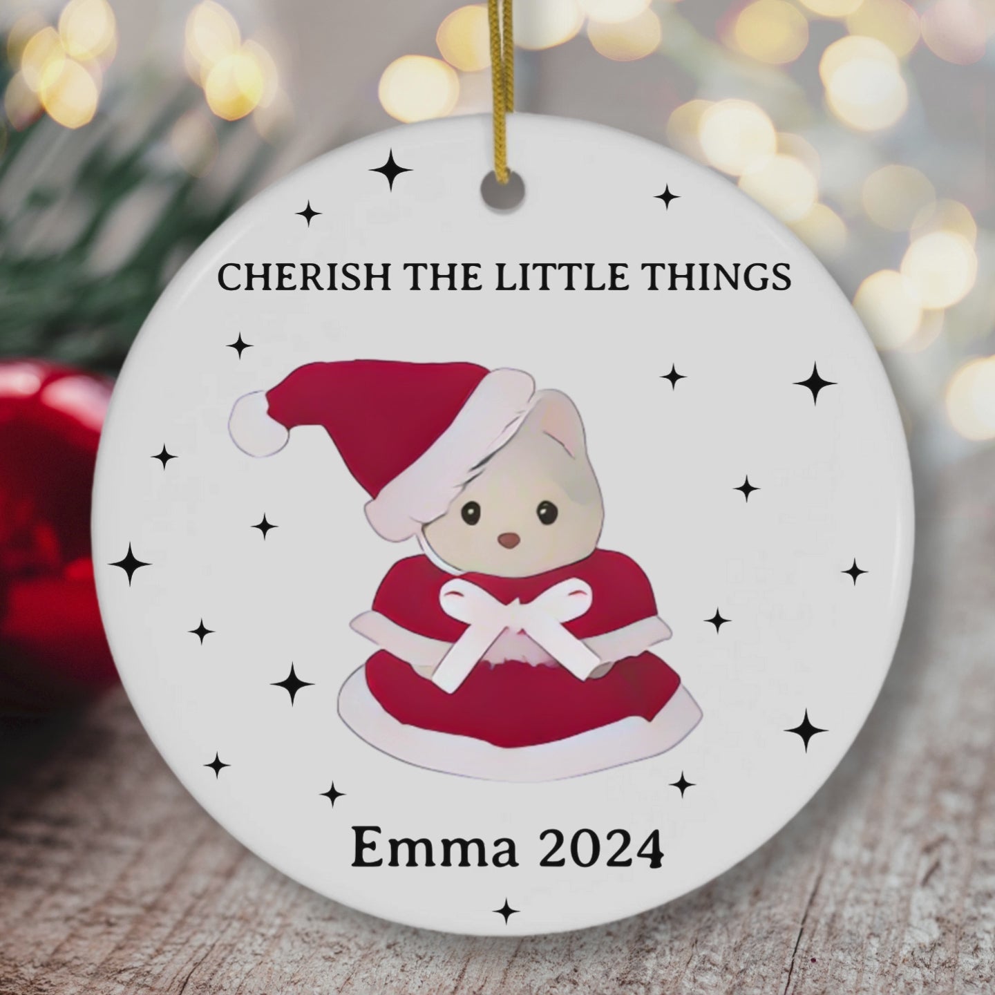 Cherish the little things ornament video.