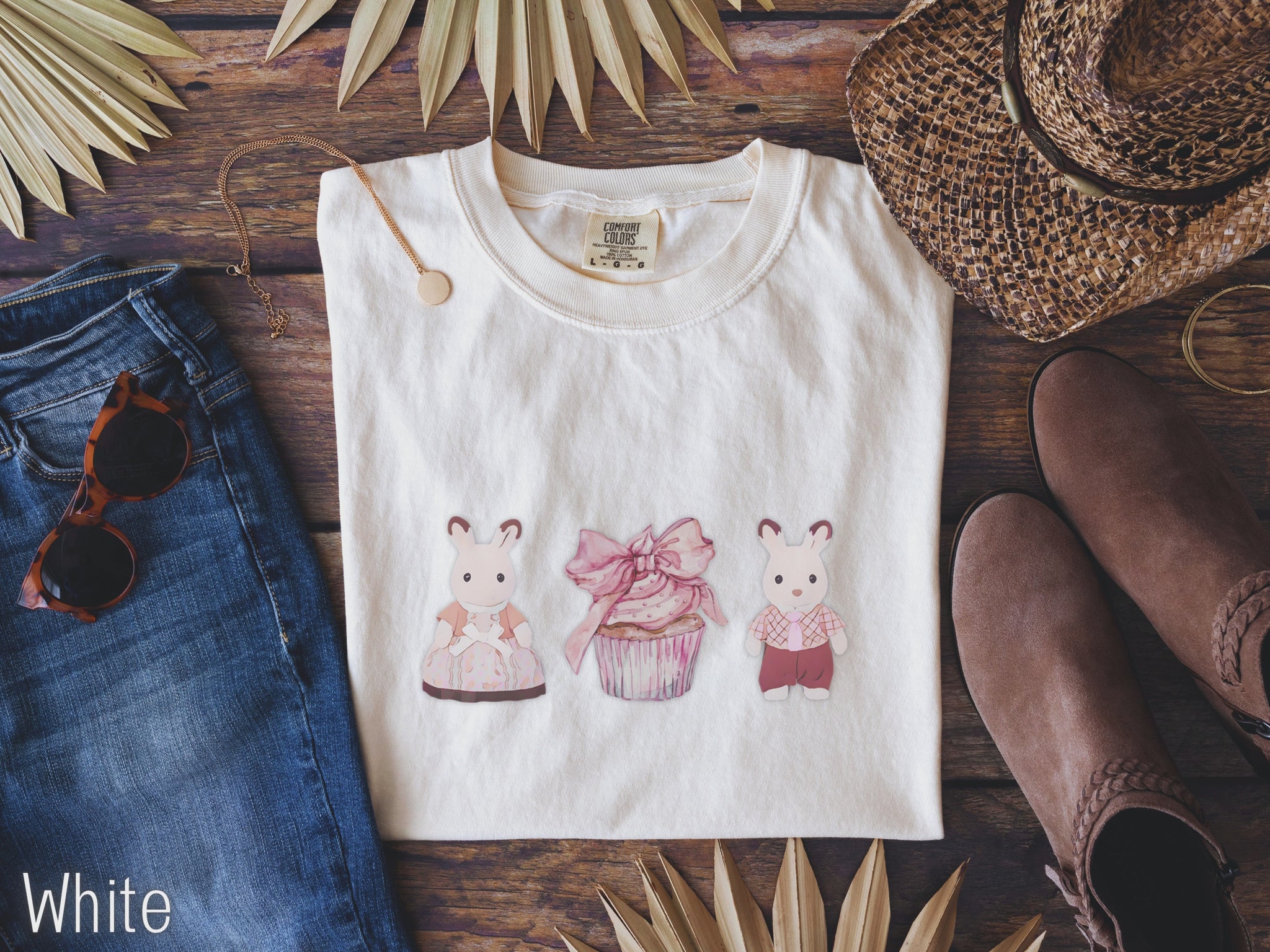 Video of all Bunnies and cupcake tshirt colors.