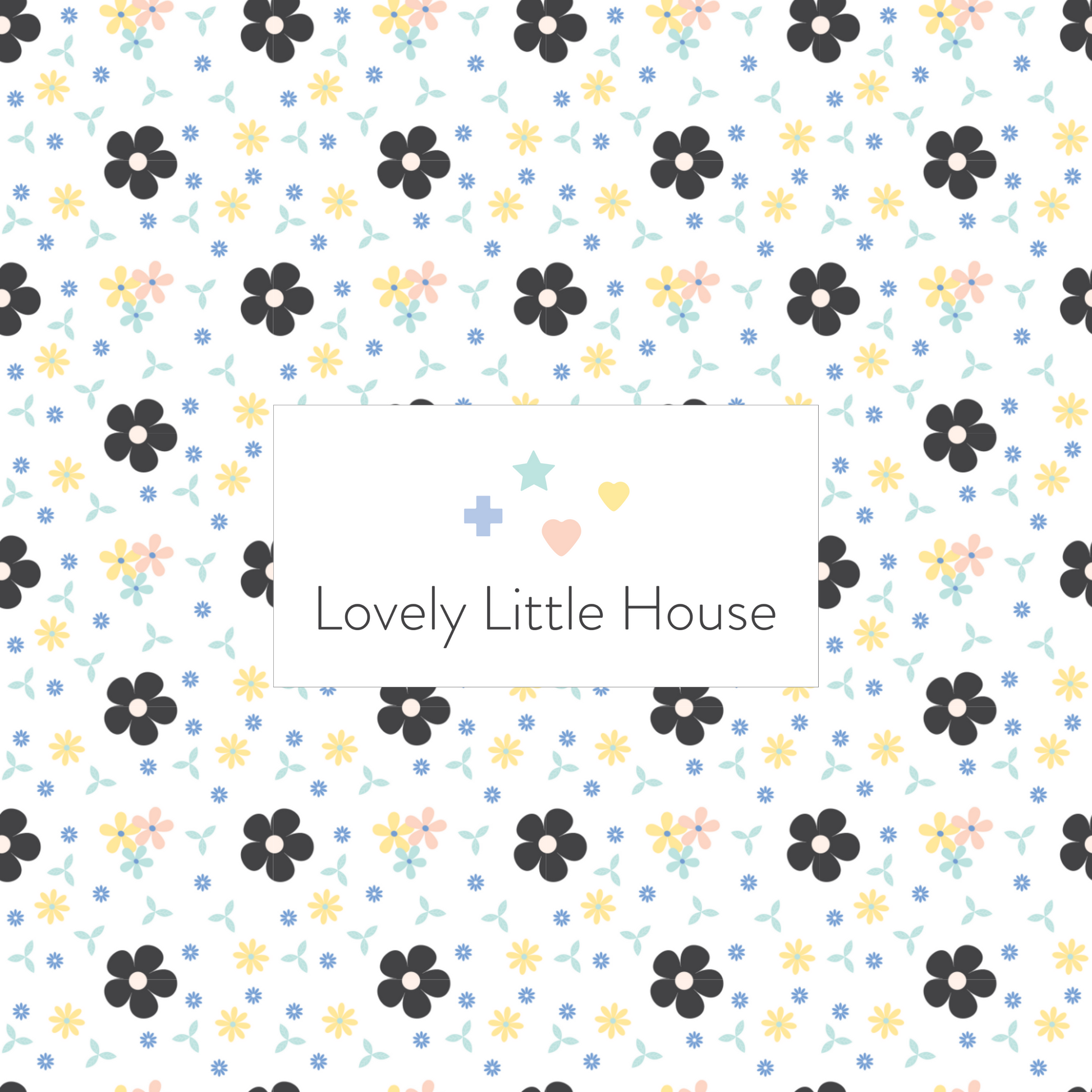 black and pastel colors